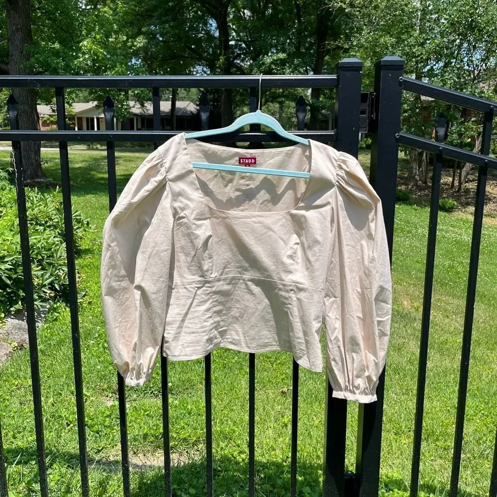 STAUD Lana Top in Biscotti NWT